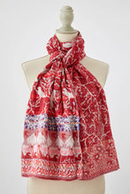 Load image into Gallery viewer, Létol | Eliette Scarf in Rouge Chantilly
