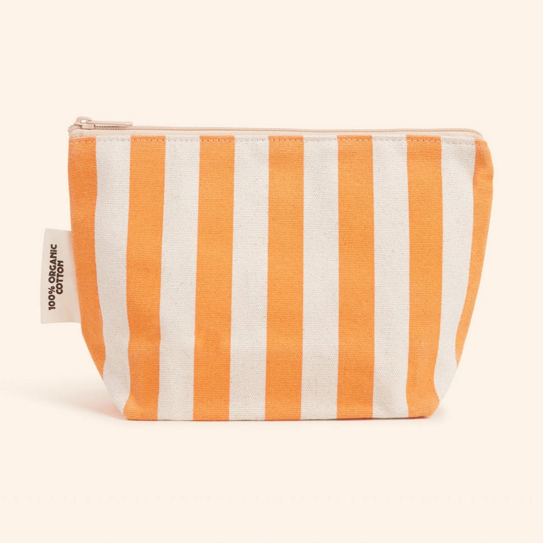 Dr. Max's | Organic Cotton Zipper Bag in Orange
