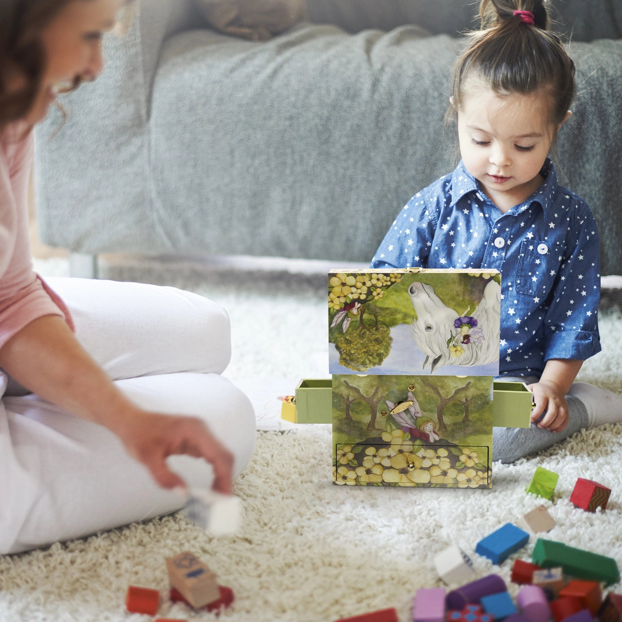 Horse Fairy Jewelry Music Box