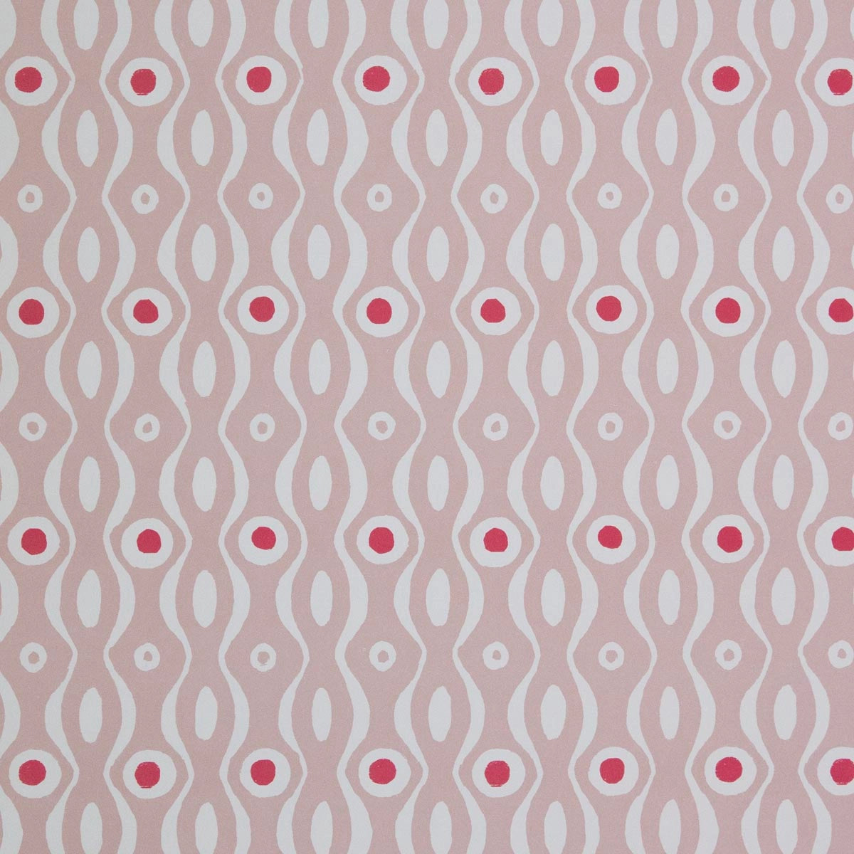 Cambridge Imprint | Persephone Patterned Paper in Pink and Raspberry