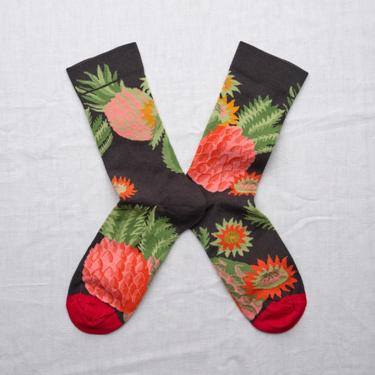 Pineapple Socks in Black