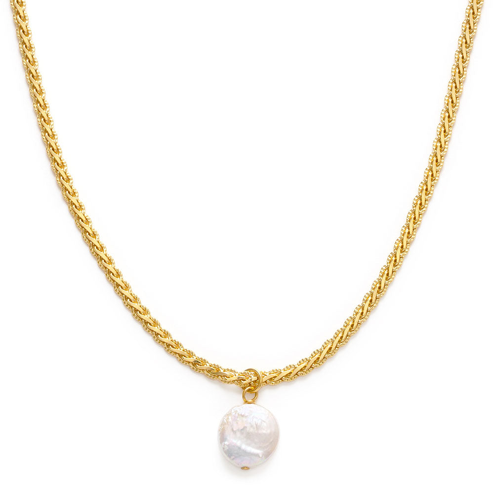 Amano Studio | Serpentine Chain with Coin Pearl