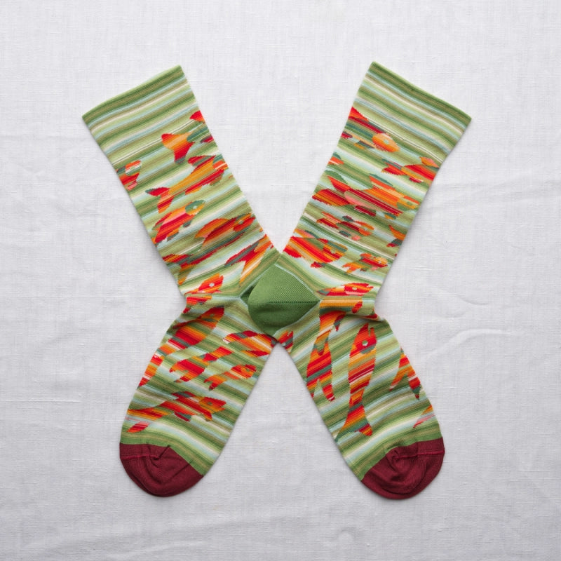 Fish Socks in Avocado