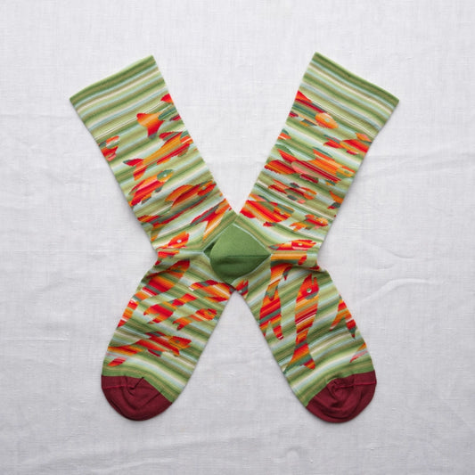 Fish Socks in Avocado