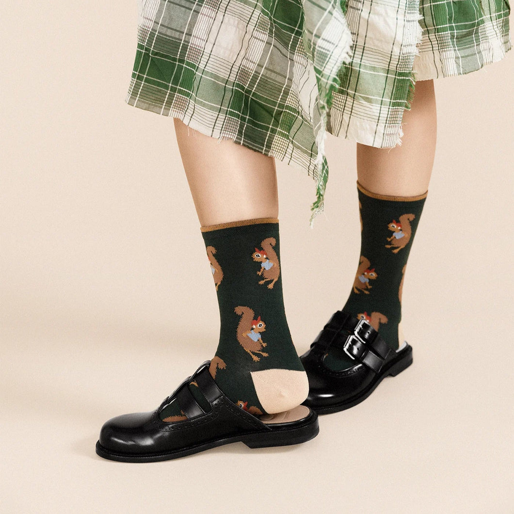 Hansel From Basel | Sassy Squirrel Crew in Hunter Green