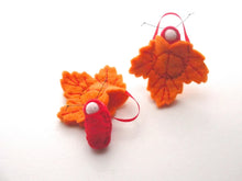 Load image into Gallery viewer, Autumn Leaf Baby Ornaments

