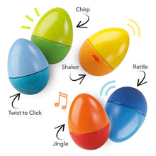 Load image into Gallery viewer, Wooden Musical Eggs - Set of 5
