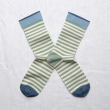 Load image into Gallery viewer, Bonne Maison |  Stripe Socks in Sea
