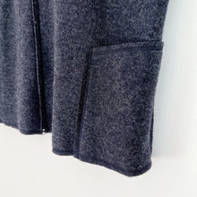 Load image into Gallery viewer, Cut Loose | One Size Boiled Wool Zip Jacket in Bluemoon
