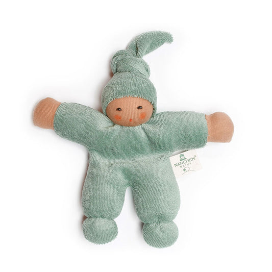 Organic Terry Baby Doll in Sage