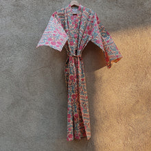 Load image into Gallery viewer, Pink Cosmo Cotton Robe
