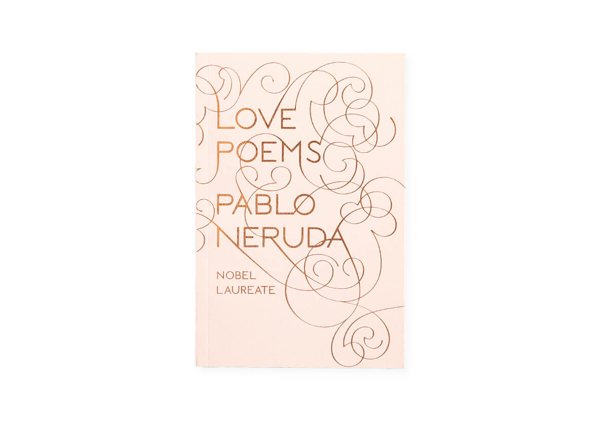 love poems pablo neruda laydown front cover shot