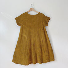 Load image into Gallery viewer, Nusantara | Double Gauze Dress in Mustard Stripe
