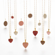 Load image into Gallery viewer, Amano Studio | Large Enamel Heart Locket in Canyon
