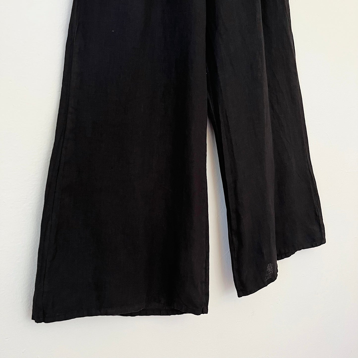 Linen Osca Pant in Black