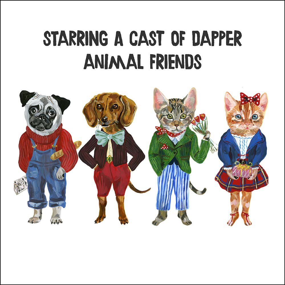 Nathalie Lété Fancy Fauna Notecard Set