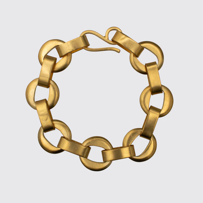 Jane Diaz | Cut Out Disc Chain Bracelet