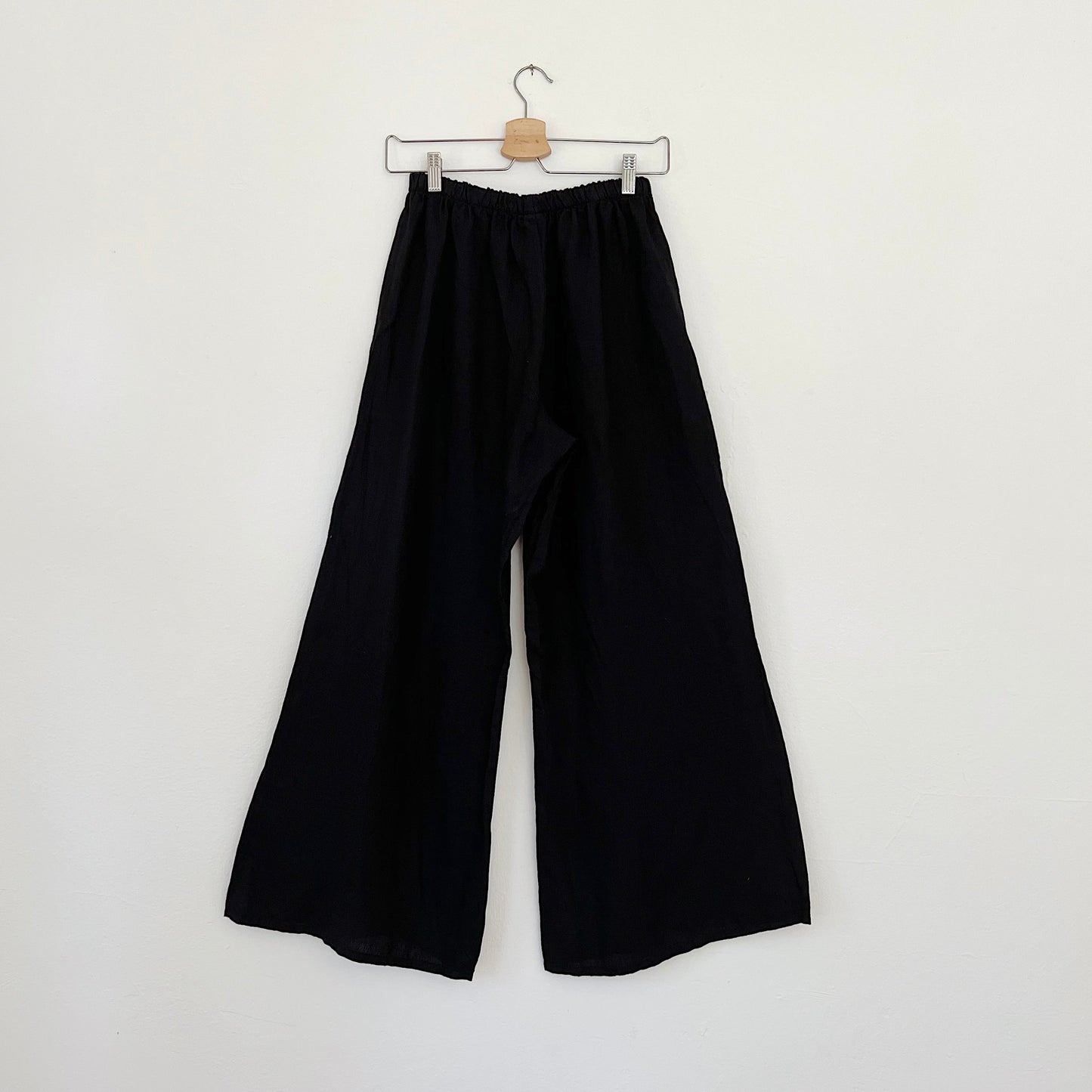Linen Osca Pant in Black