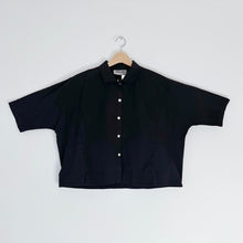 Load image into Gallery viewer, Eleven Stitch | Camp Shirt in Black
