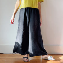 Load image into Gallery viewer, Bryn Walker | Linen Osca Pant in Black
