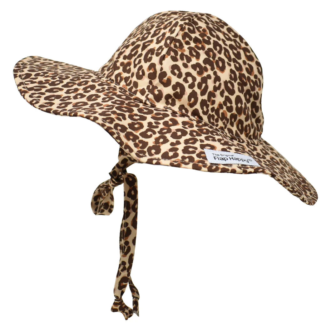 Flap Happy UPF 50+ Wide Brim Sun Hat | Luxxe Leopard