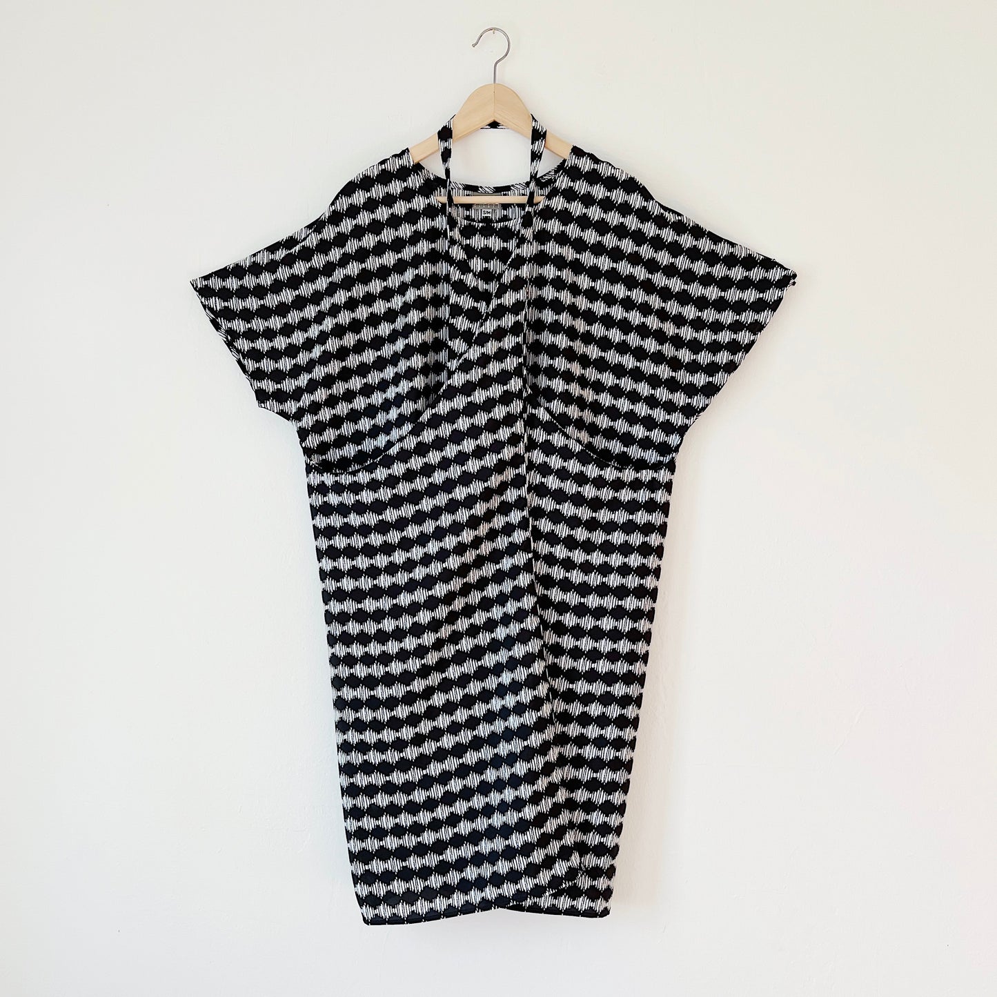 Niche | Origami Dress in Channel Print