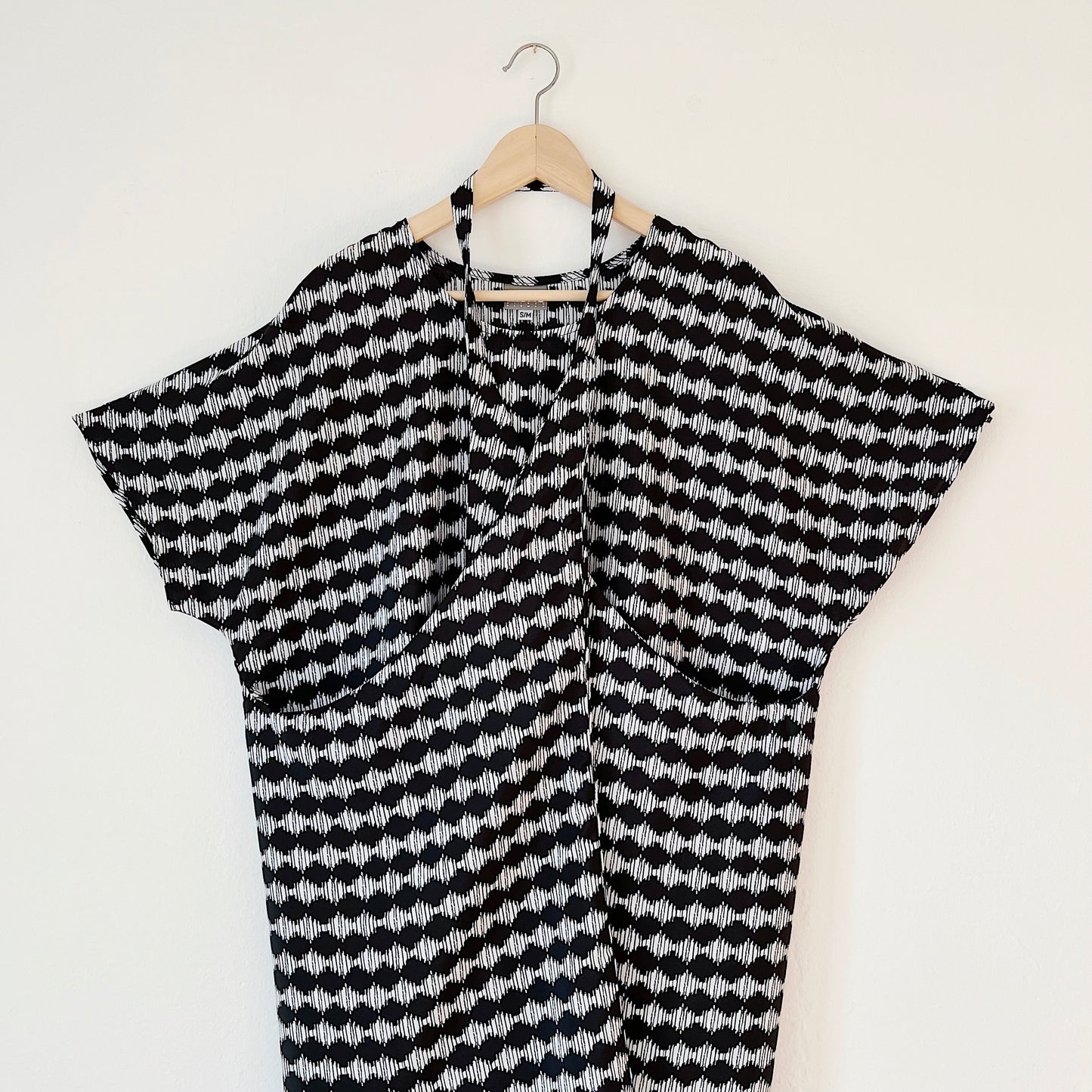 Niche | Origami Dress in Channel Print