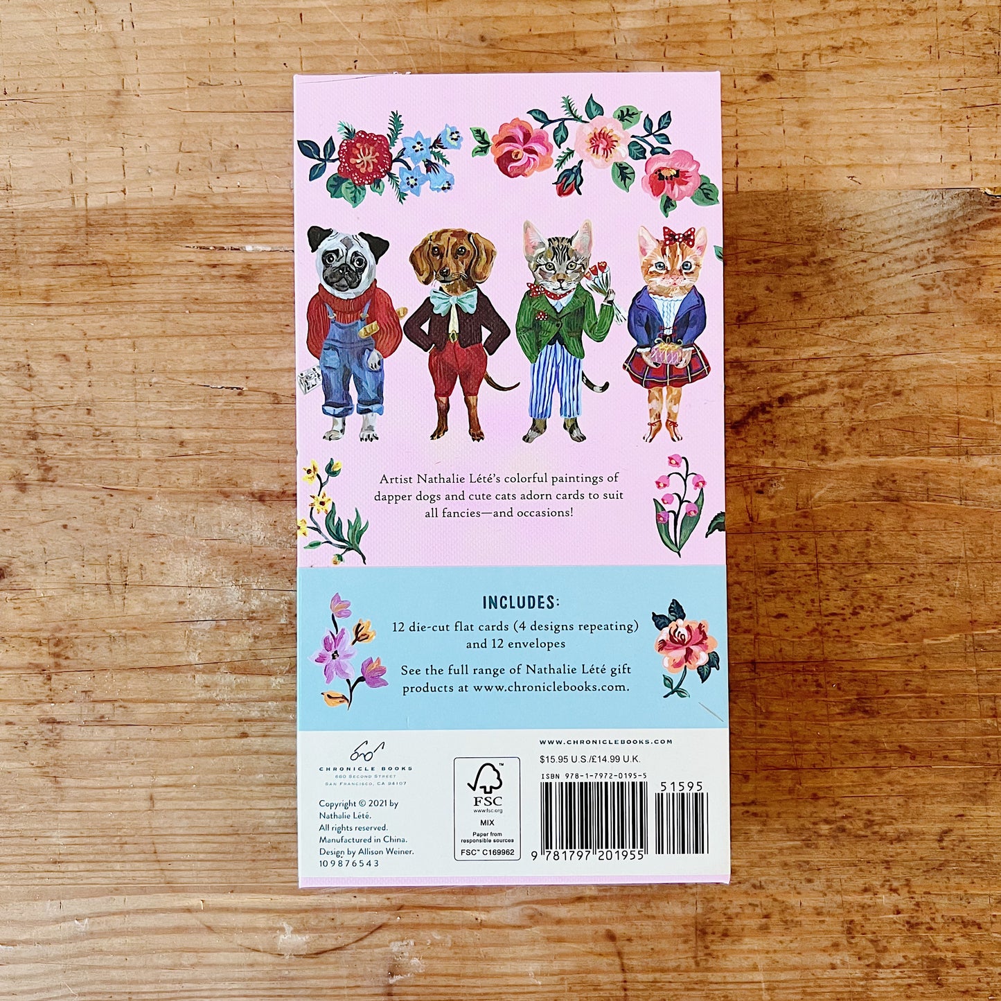 Nathalie Lété Fancy Fauna Notecard Set