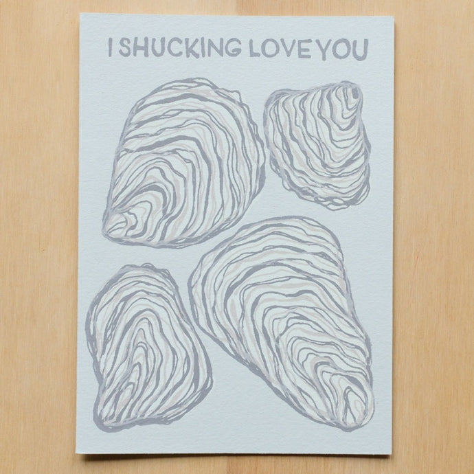 letterpress card with 