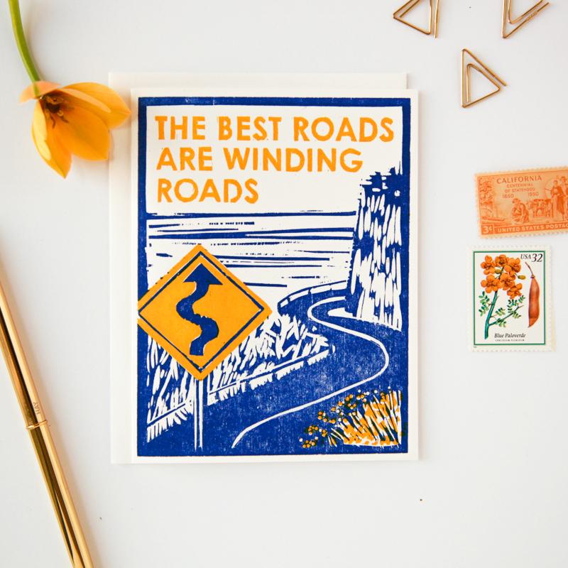 Winding Roads Card