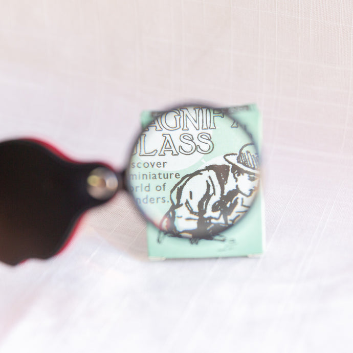 front view of pocket magnifying glass toy