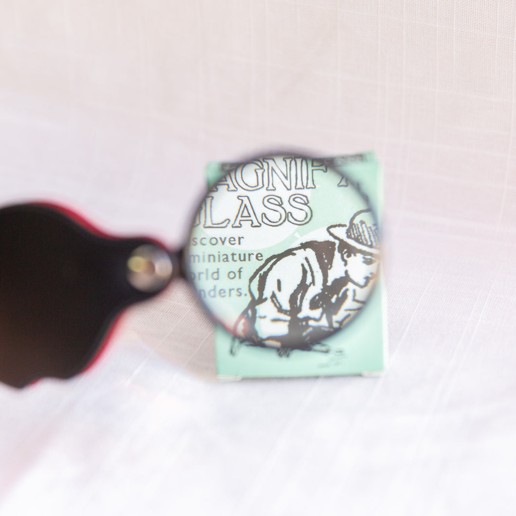 front view of pocket magnifying glass toy