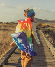 Load image into Gallery viewer, enchanted playsilk cape seen on model
