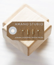 Load image into Gallery viewer, amano studio victorian opal stud set top view in packaging
