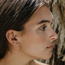 Load image into Gallery viewer, amano stud set as seen on model side view
