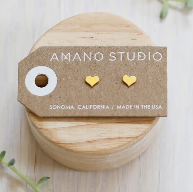 amano studio gold heart laydown in card backing