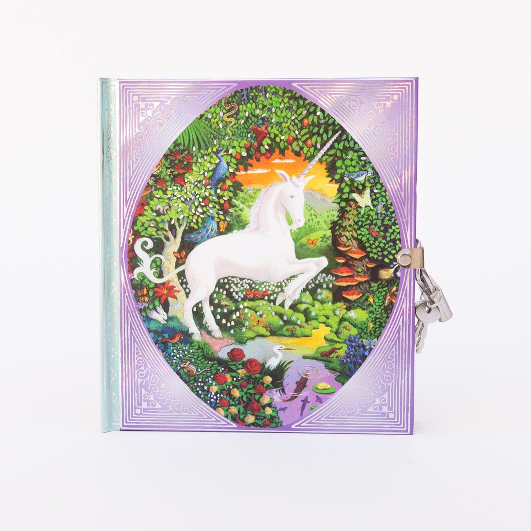 front view unicorn diary