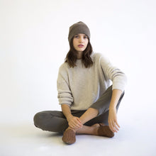Load image into Gallery viewer, It Is Well | Ribbed Beanie in Natural
