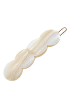 Load image into Gallery viewer, Scalloped Alba Tige Boule Barrette
