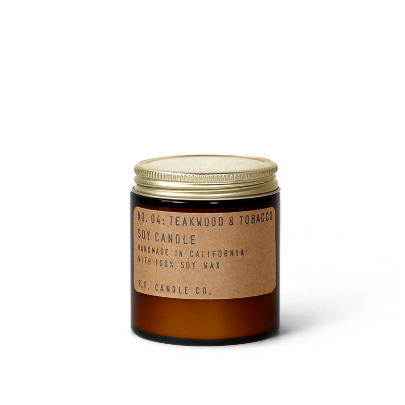 P.F. Candle Co | Teakwood & Tobacco Mini Candle