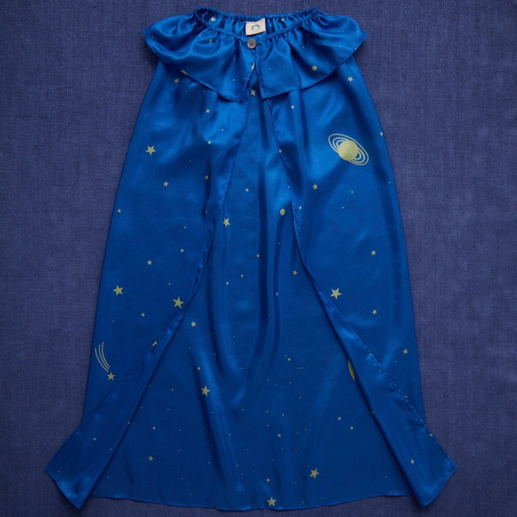 Sarah's Silks | Silk Cape in Starry Night