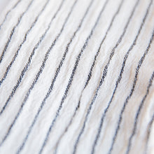 Load image into Gallery viewer, close up striped cotton dishtowel
